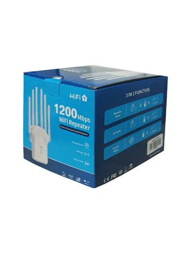 1200Mbps WiFi Repeater Router Enhance Wireless Signals Dual-Band Extender U13  EU Plug