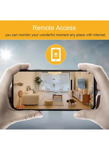 2.0MP Low Power Battery-Operated WiFi IP Camera Wide View Angle Supports Night Vision, Motion Detection, 2-Way Audio Talk V380PRO VRT-VT3-W