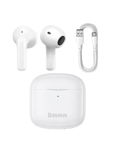 Bluetooth 5.0 True Auto Connection Waterproof Touch Wireless TWS Earphones Bowie E3 - White