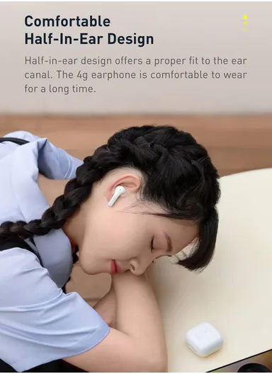 Bluetooth 5.0 True Auto Connection Waterproof Touch Wireless TWS Earphones Bowie E3 - White