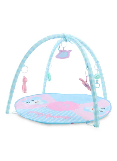 1m+ Baby's Gym Set Activity Play Mat Newborn 9906 (D72 x H45)cm - Blue
