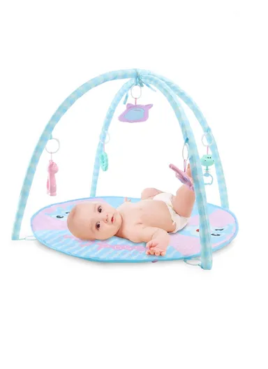 1m+ Baby's Gym Set Activity Play Mat Newborn 9906 (D72 x H45)cm - Blue