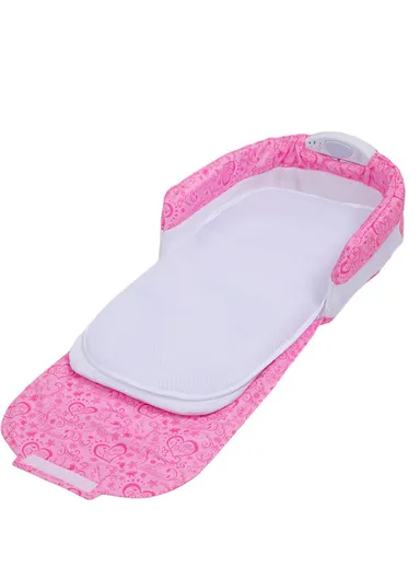 6m+ Cotton Plastic Super Soft Sleeping Portable Cot Baby Bedding With Music Box 66503 (L95 x W39 x H14)cm