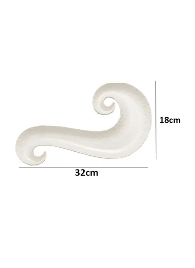 9 Pcs Microwave &amp; Dishwasher Fine Porcelain Dinnerware Set Plate, Dessert Plate, Fruit Plate DT-S-9002