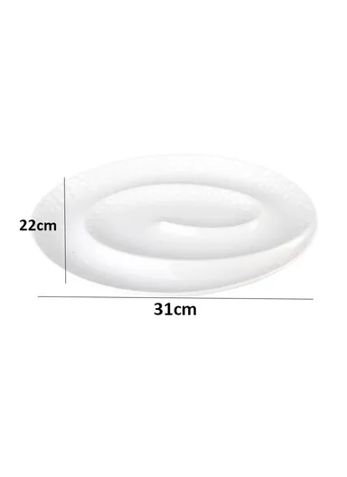 9 Pcs Microwave &amp; Dishwasher Fine Porcelain Dinnerware Set Plate, Dessert Plate, Fruit Plate DT-S-9002
