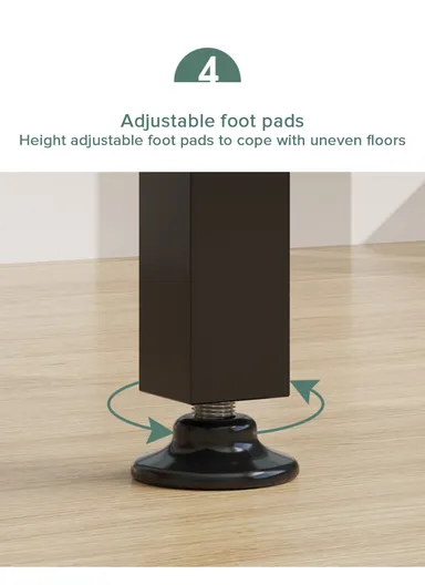 3-Layer Iron &amp; Wood Shelves Rack Toilet Cabinet For Bathroom (W50 x D28 x H158)cm