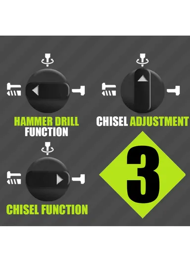 1500W Electric SDS Plus System Rotary Hammer Drill 36mm In Concrete For Wood Steel Concrete Power Tools WD011330036