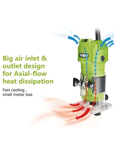 520W 30000rpm Electric Hand Trimmer Router Machine laminate Trimmer Power Tools WD012010520