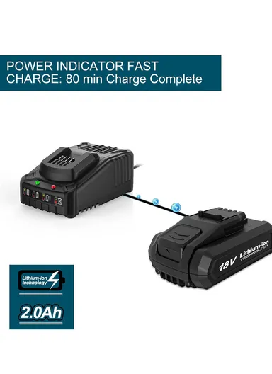 18V 2.0AH Li-Ion Battery Pack WD119110210