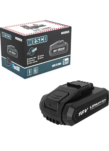 18V 2.0AH Li-Ion Battery Pack WD119110210