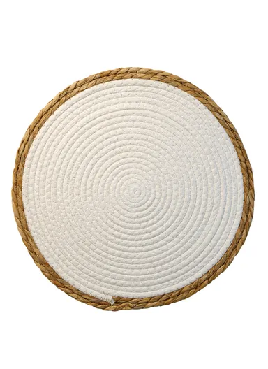 40cm Easy Clean Heat Resistant Placemat Woven Table Mat For Kitchen Dining Room YX2023-6