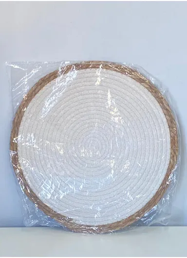 40cm Easy Clean Heat Resistant Placemat Woven Table Mat For Kitchen Dining Room YX2023-6