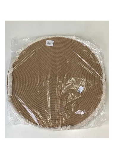 60cm Easy Clean Heat Resistant Placemat Woven Table Mat For Kitchen Dining Room YX2023-10