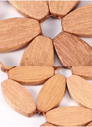 Wooden Beaded Home Multi-Purpose Beauty for Your Kitchen and Living Room ( D20 x H0.5) cm