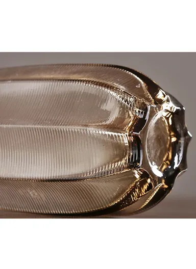 High-Quality Flower Glass Vase For Home &amp; Office (D10 x H22)cm - Copper