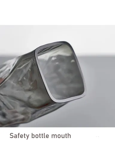 Hight-Quality Hydroponic Geometric Flower Glass Vase For Home &amp; Office (L9 x W9 x H29)cm - Transparent