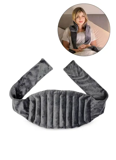 Microwavable Extra Large Heating Pad for Back, Neck, and Shoulders, Portable Hot/Cold Pain Relief (L2 x W21 x H180)cm