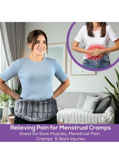 Microwavable Extra Large Heating Pad for Back, Neck, and Shoulders, Portable Hot/Cold Pain Relief (L2 x W21 x H180)cm