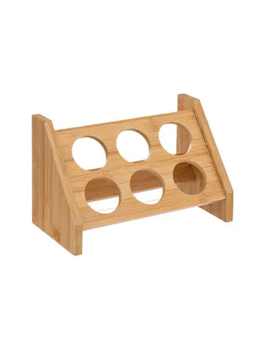 6 Jar Seasoning Bottle Set With Base Holder BM-06 (D4 x H10)cm