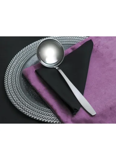 Sahara Mirror Finish Service Ladle 2.5 / 250 mm - Silver
