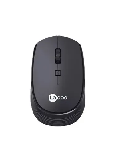 2.4G Wireless Mouse Computer Laptop Ergonomic Mouse With 800 / 1000 / 1200 DPI WS202 - Black