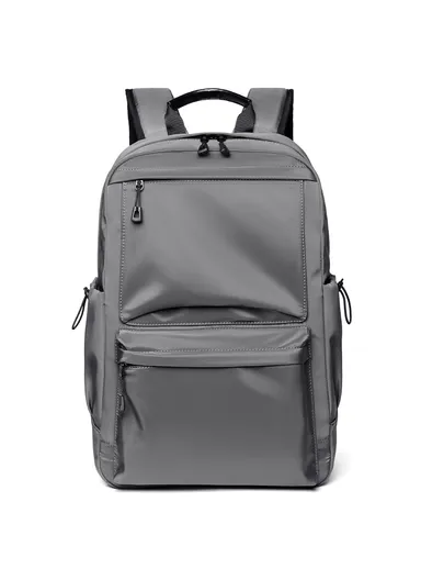Large Capacity Waterproof Oxford Cloth Backpack Men Dual Shoulder Laptop Bag 795 (W28.5 x D15.5 x H43)cm - Dark Grey