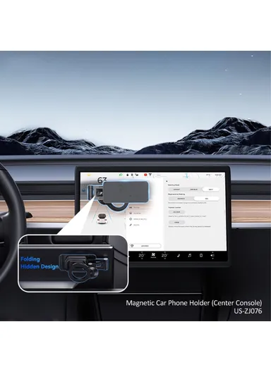 360° Rotation Foldable Dashboard Magnetic Car Phone Holder US-ZJ076