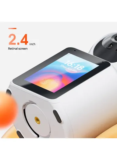 2.8-inch IPS Display AI Camera Monitor Two-Way Video Surveillance Camera APP Control 2.0MP Video Call WiFi IP Camera SXT003 (L9.2 x W7.9 x H15.3)cm - EU Plug