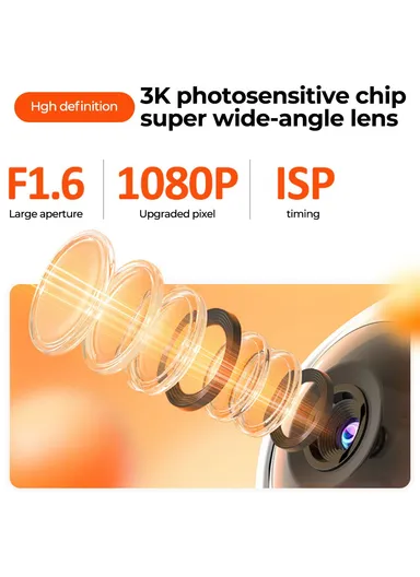 2.8-inch IPS Display AI Camera Monitor Two-Way Video Surveillance Camera APP Control 2.0MP Video Call WiFi IP Camera SXT003 (L9.2 x W7.9 x H15.3)cm - EU Plug