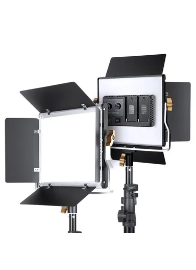 40W LED Video Light With Tripod Stand 3200-6500K Photography Studio Lighting For Video Film Recording W660S - EU Plug