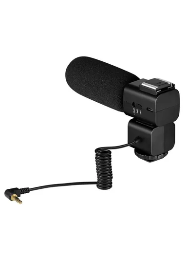 3.5mm Plug Video Recording Shotgun Microphone Noise Reduction Mic For Camera CM520