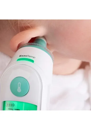 Digital ThermoScan 6 Ear Thermometer With Positioning System &amp; 81 Disposable Lens Filters For Fevers Checking KZ IRT6515MNLA