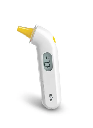 Digital Compact Ear Thermometer BPA &amp; Latex Free With Probe Covers To Avoid Cross Contamination KZ IRT3030EE