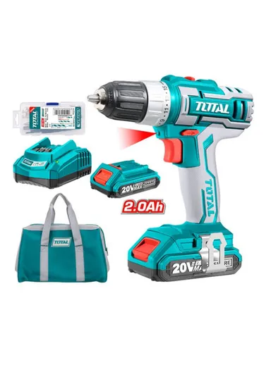 20V 2.0Ah Li-Ion Cordless Drill With 2 Adjustable Speeds TDLI2002