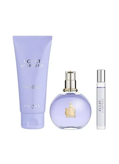 3 Pcs 100ml Eau De Perfume 100ml Body Lotion 7.5ml Spray Eclat Darpege F Coff Set For Women