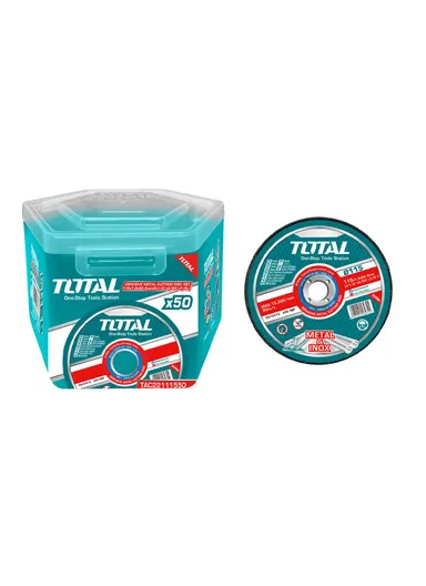 115mm 50 Pcs Set Of Abrasive Discs For Metal Cutting TAC22111550