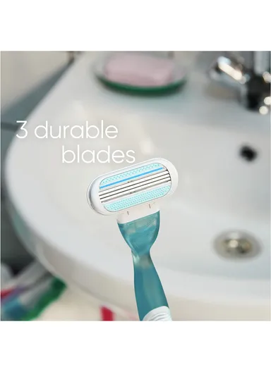 Venus Smooth Women's Razor with 5 Razor Blades and 3 Blades with Protective Pad