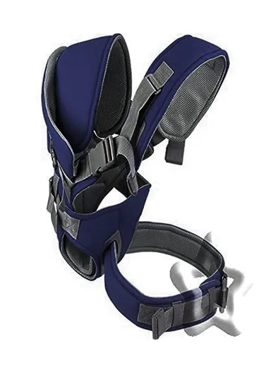3D Mesh Comfortable Breathable Extra Protective Baby Carrier With Adjustable Strap (L73 x W44 x H1)cm - Navy Blue