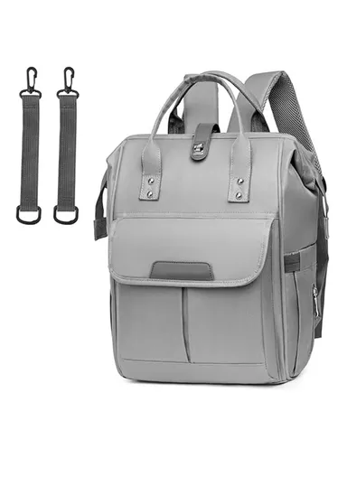  Oxford Cloth Women Baby Casual Diaper Backpack Multifunctional For Hanging On A Stroller 2160 (W26 x D16 x H40)cm