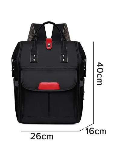  Oxford Cloth Women Baby Casual Diaper Backpack Multifunctional For Hanging On A Stroller 2160 (W26 x D16 x H40)cm
