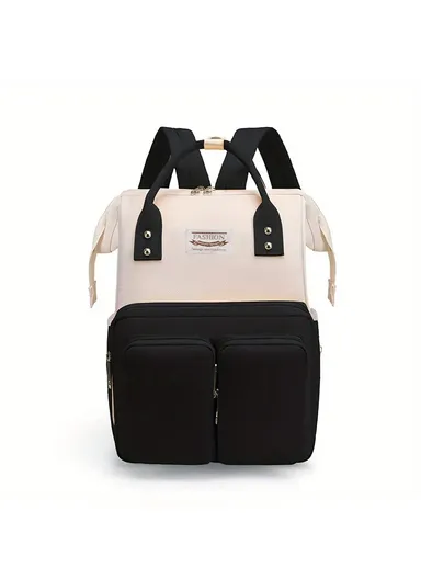 Women's Casual Diaper Backpack, Large Capacity Waterproof With Insulated Compartment 2066 (W24 x D17 x H39)cm