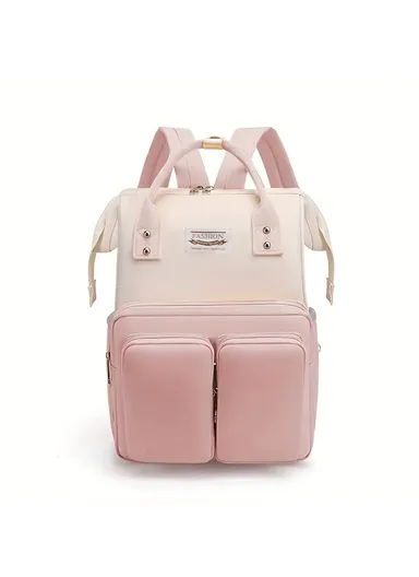 Women's Casual Diaper Backpack, Large Capacity Waterproof With Insulated Compartment 2066 (W24 x D17 x H39)cm