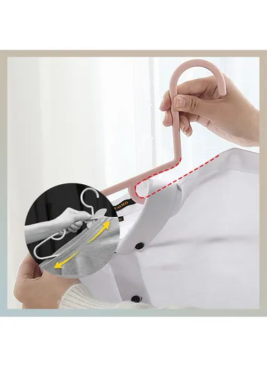 5 Pcs Of Anti-slip Heavy Duty Laundry Hangers For Wardrobe Closet LT-1048