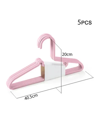 5 Pcs Of Anti-slip Heavy Duty Laundry Hangers For Wardrobe Closet LT-1048
