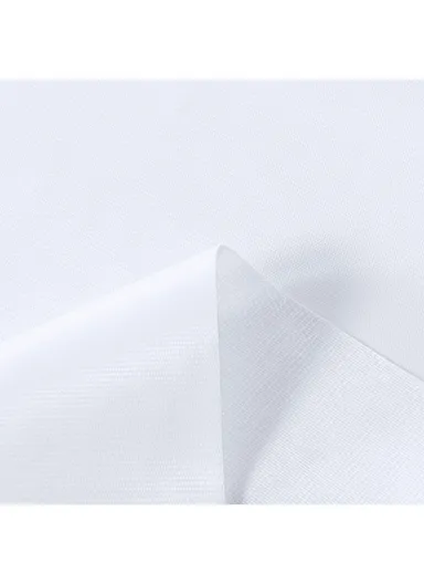 Waterproof &amp; Easy To Wash PEVA Tablecloth For Dining Table (L180 x W240)cm- White