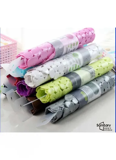 69x35cm Anti Bacterial Oval PVC Mat With Stone Pattern Design &amp; Anti Slip Suction Cups for Bathroom Floor - Grey