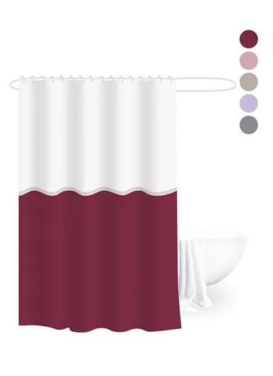 180x180cm Double Patchwork Shower Curtain For Bathrooms