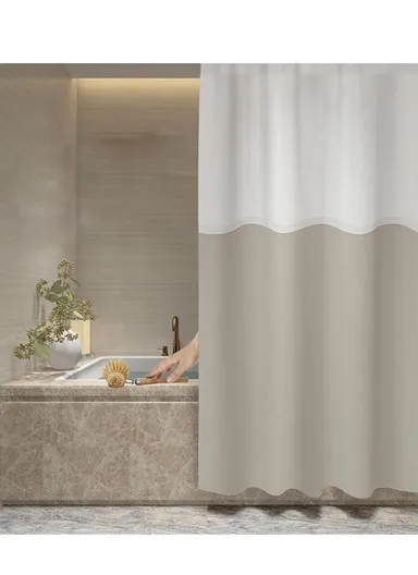 180x180cm Double Patchwork Shower Curtain For Bathrooms