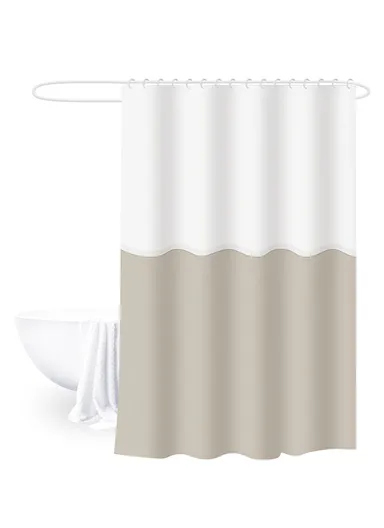 180x180cm Double Patchwork Shower Curtain For Bathrooms