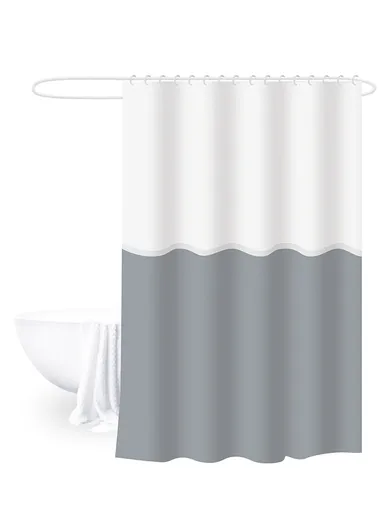 180x180cm Double Patchwork Shower Curtain For Bathrooms